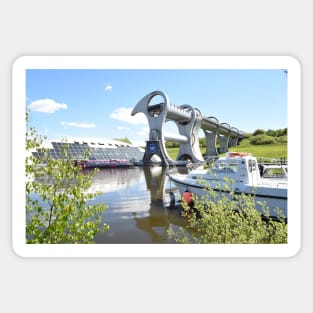 The Falkirk Wheel , Falkirk , Scotland Sticker